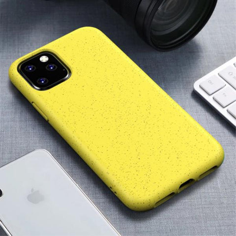 Wheat Straw Matte amarillo Funda iPhone 11