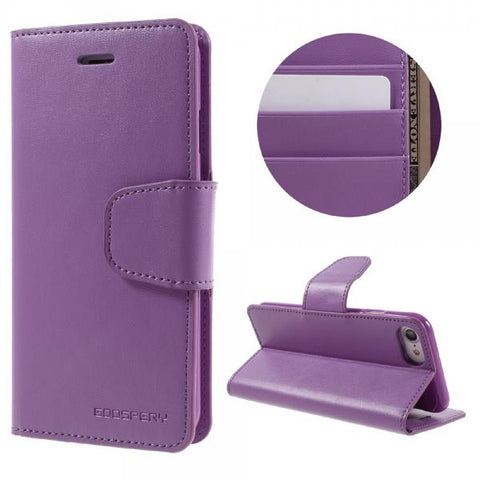 Booky Leath morado Funda iPhone 7 / 8 / SE 20 / SE 22