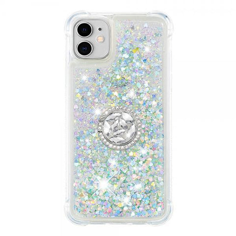 Royale Glitter Stand Funda iPhone 11