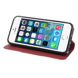 New Booky rojo Funda iPhone 5/5S/SE