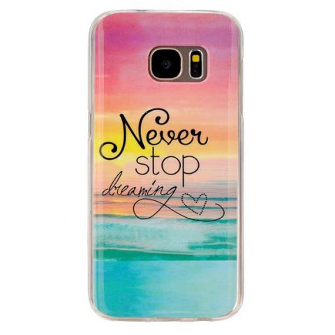 Never stop dreaming Funda Galaxy S7