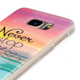Never stop dreaming Funda Galaxy S7