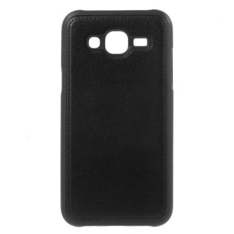 Leath TPU negro Funda Galaxy J5