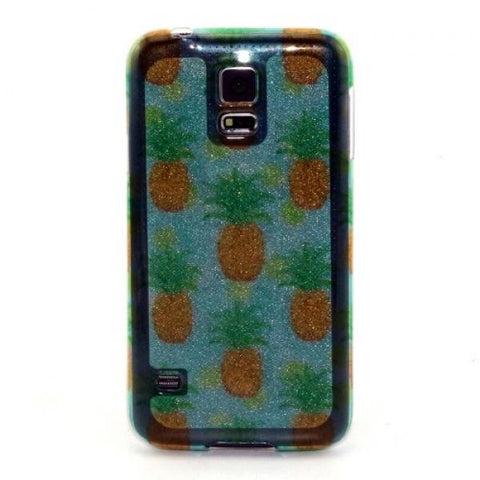 Glitter Pineapple Funda Galaxy S5