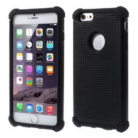 Double Protect negro Funda iPhone 6 Plus/6S Plus