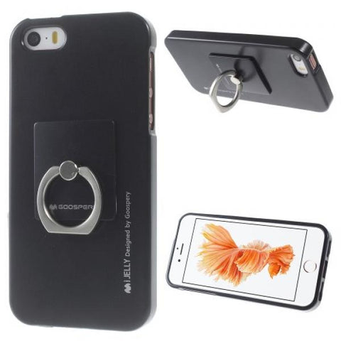 New Mercury negro Funda iPhone 5/5S/SE