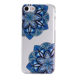Mandala azul Funda iPhone 7 / 8 / SE 2020