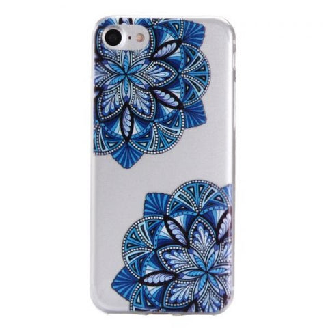 Mandala azul Funda iPhone 7 / 8 / SE 2020
