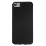 Leath TPU negro Funda iPhone 7 / 8 / SE 2020