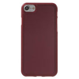 Leath TPU granate Funda iPhone 7 / 8 / SE 2020