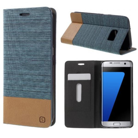 Minimal Grey azul claro Funda Galaxy S7 Edge
