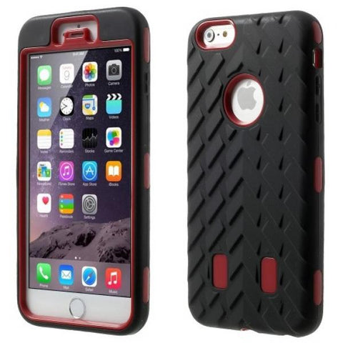 Triple Protect Tyre rojo Funda iPhone 6 Plus/6S Plus