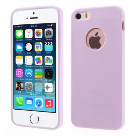 Pastel gel morado Funda iPhone 5/5S/SE