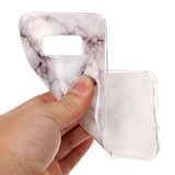 Marmol blanco Funda Galaxy S8