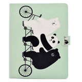 Illustration Panda Friends Funda iPad 2/3/4