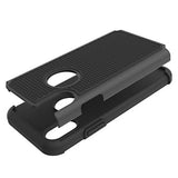 Double Protect negro Funda iPhone X