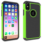 Double Protect verde Funda iPhone X