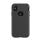 Rubber Protect negro Funda iPhone X