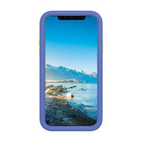Rubber Protect azul Funda iPhone X