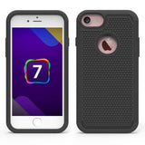 Double Protect negro Funda iPhone 7 / 8 / SE 20 / SE 22