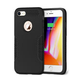 Fiber Protect negro Funda iPhone 7 / 8 / SE 20 / SE 22