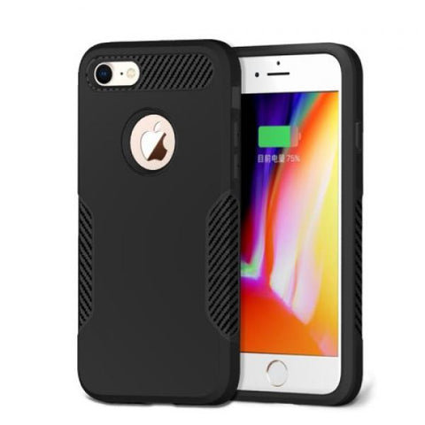 Fiber Protect negro Funda iPhone 7 / 8 / SE 20 / SE 22