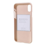 Mercury Mate beige Funda iPhone X / XS