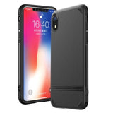 Grip Gel negro Funda iPhone XR