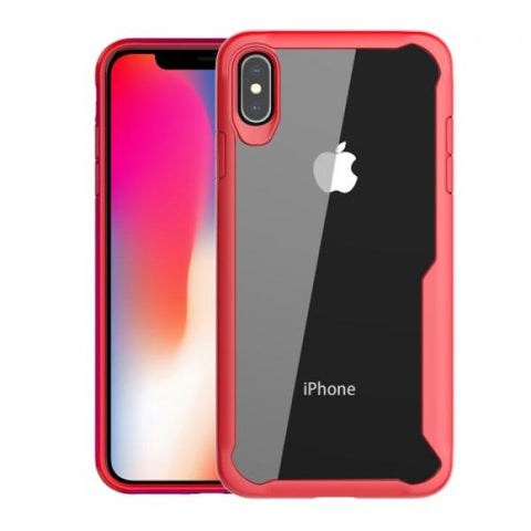 Super Hybrid Protect rojo Funda iPhone XS Max