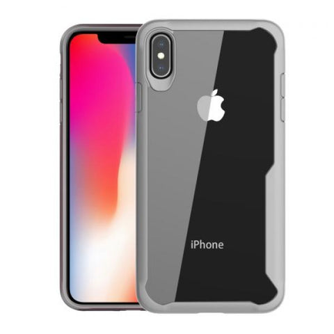 Super Hybrid Protect gris Funda iPhone XS Max