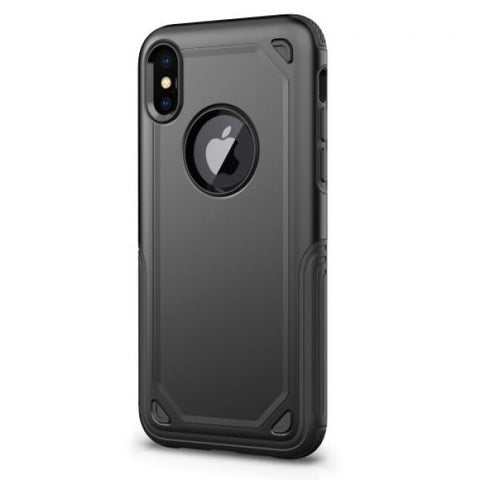 Rugged Protect negro Funda iPhone X / XS
