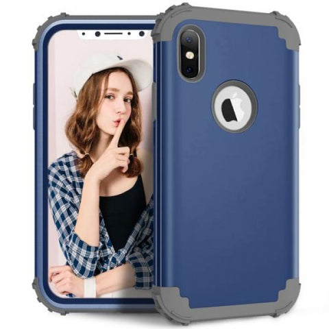Punch Protect azul Funda iPhone X / XS