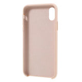 Hard Silicone pink iPhone X / XS