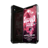 Magnetic Protect Back Glass negro iPhone X / XS