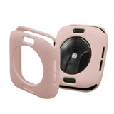 Funda Apple Watch 44mm gel rosa + Protector