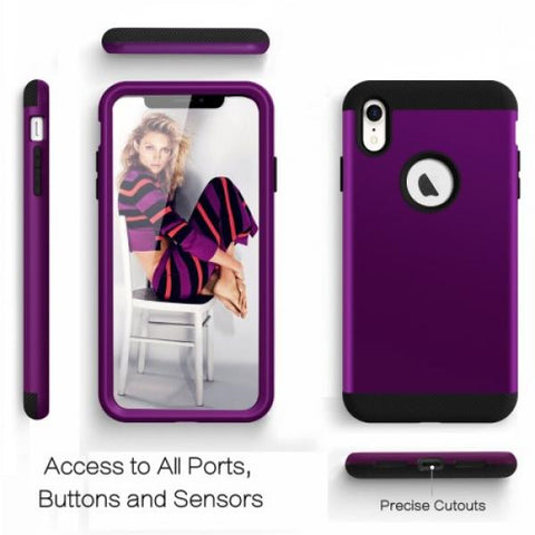 Sottile Protect morado Funda iPhone XR