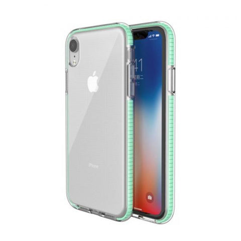 Edge Protect transparent mint Funda iPhone XR