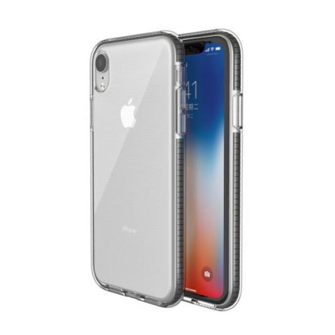 Edge Protect transparent negro Funda iPhone XR