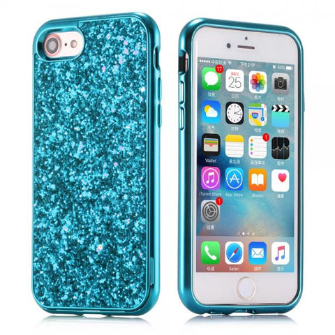 Electroplating blue Funda iPhone 7 / 8 / SE 20 / SE 22