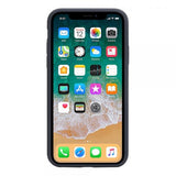 Hard Silicone negro Funda iPhone X / XS