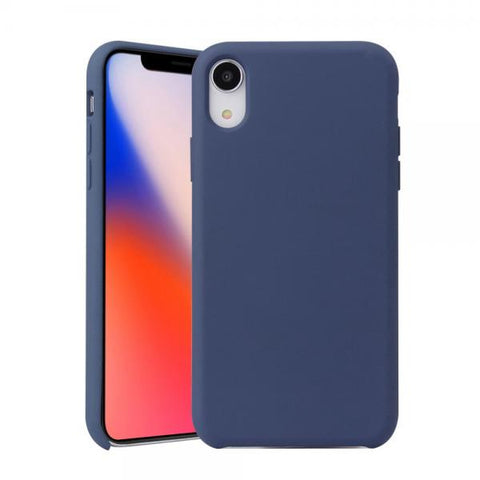 Hard Silicone azul Funda iPhone XR