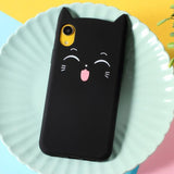 Miaw black Funda iPhone XR