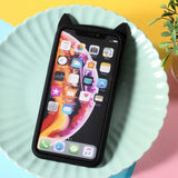Miaw black Funda iPhone XR