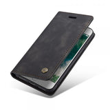 Booky CASEME retro negro Funda iPhone 7 / 8 / SE 20 / SE 22