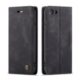 Booky CASEME retro negro Funda iPhone 7 / 8 / SE 20 / SE 22