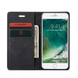 Booky CASEME retro negro Funda iPhone 7 / 8 / SE 20 / SE 22