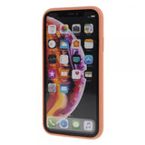 Hard Heart Silicone coral Funda iPhone X / XS