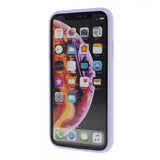 Hard Heart Silicone purple Funda iPhone X / XS