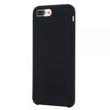 Hard Silicone Black Funda iPhone 7 Plus / 8 Plus
