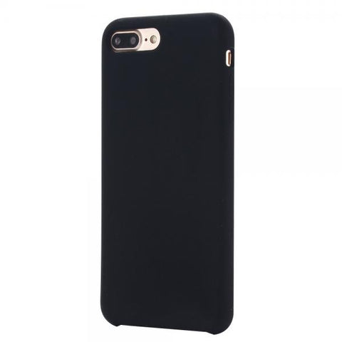 Hard Silicone Black Funda iPhone 7 Plus / 8 Plus
